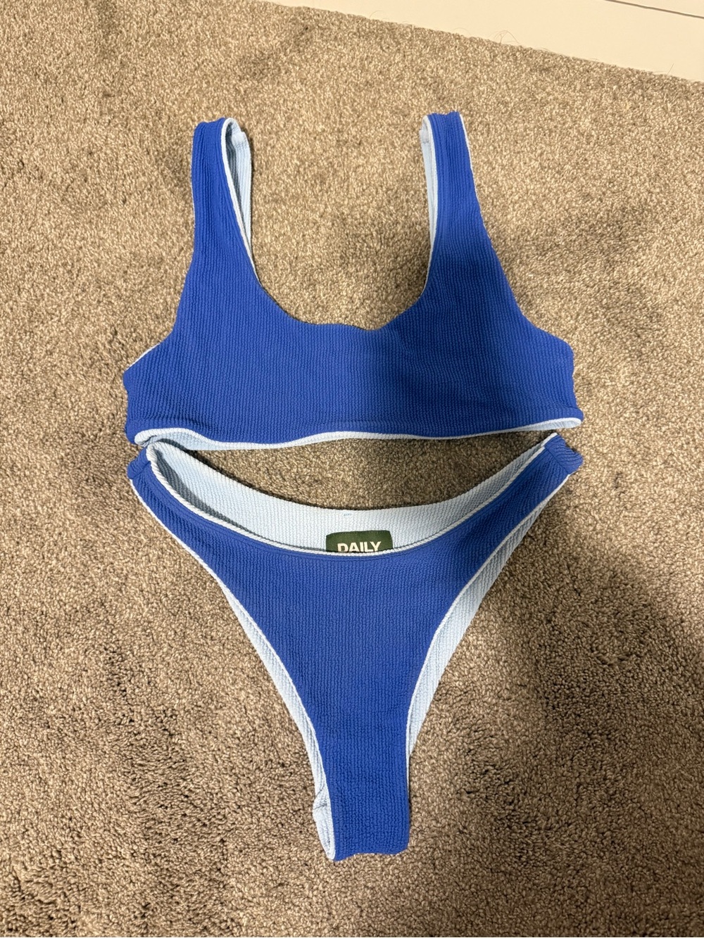 Daily Drills Reversible Ribbed Bikini - XS/S WORN ONCE!!